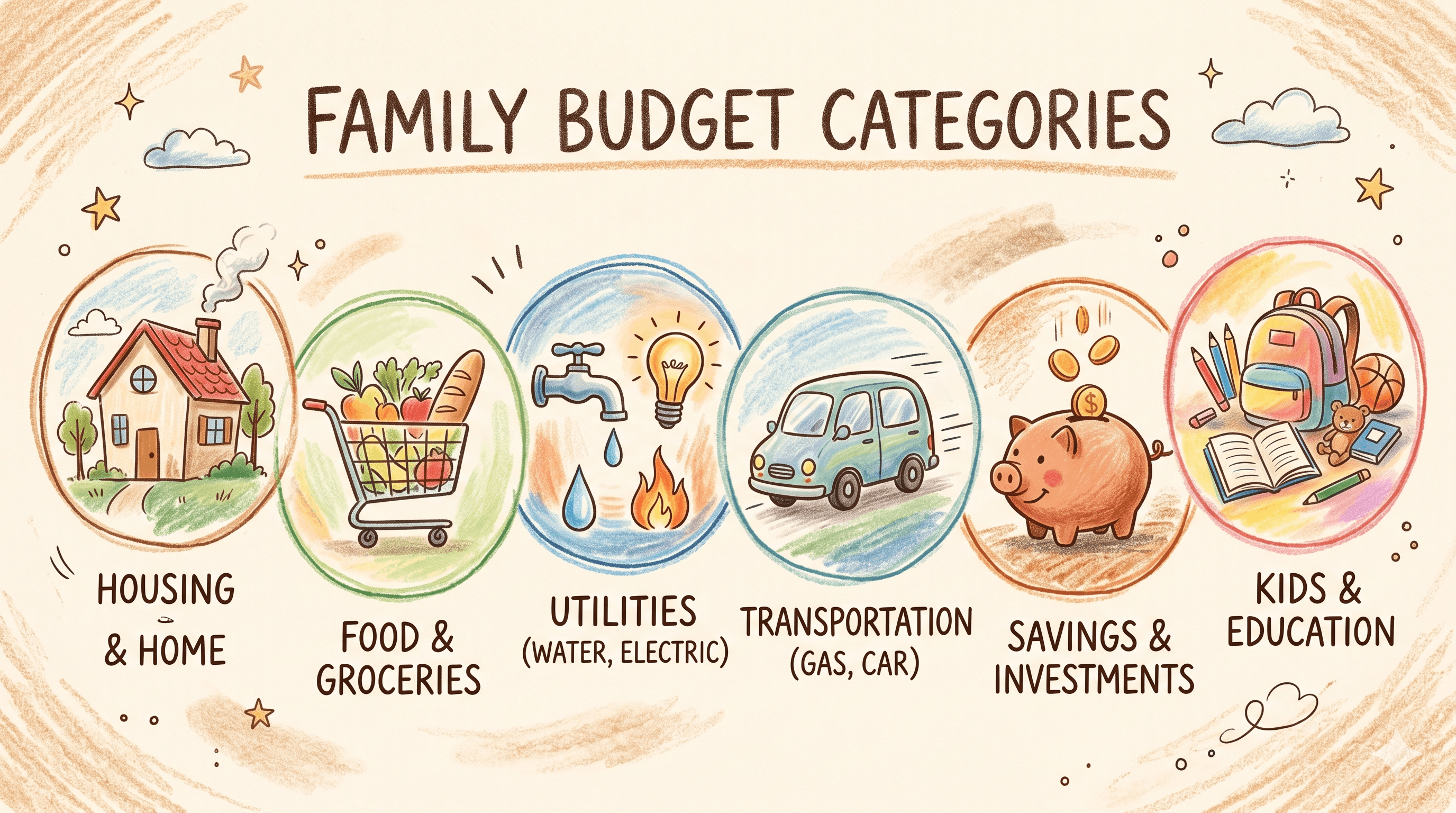 Family Budget Categories: Complete List with Real Examples