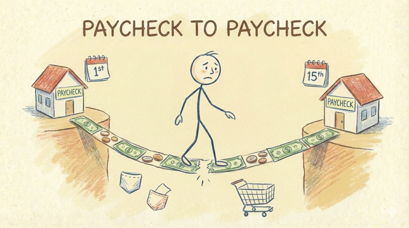 Living Paycheck to Paycheck: How to Break the Cycle